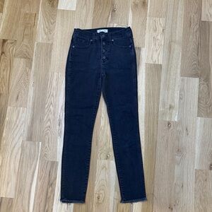 Madewell Dark Gray Skinny Jeans